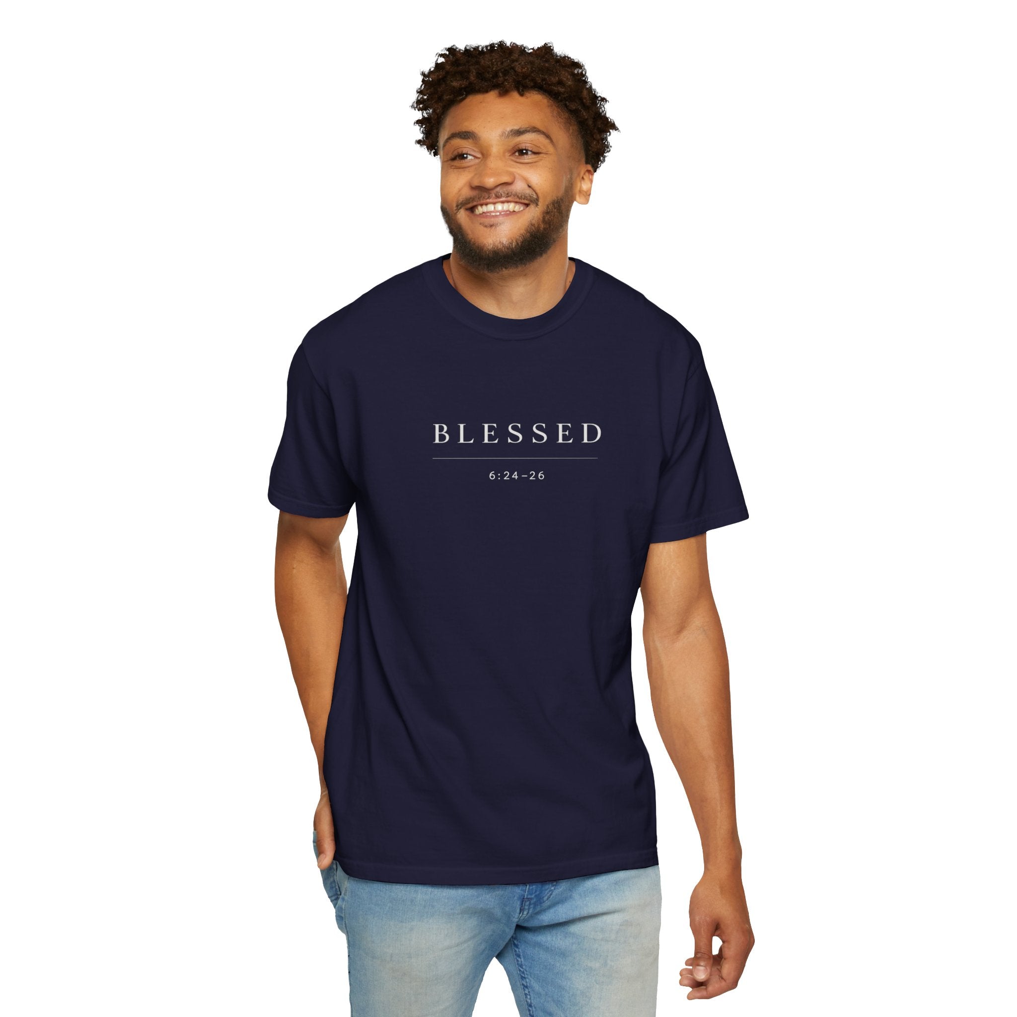 Numbers 6:24-26 Scripture T-Shirt for Men — Priestly Blessing Tee