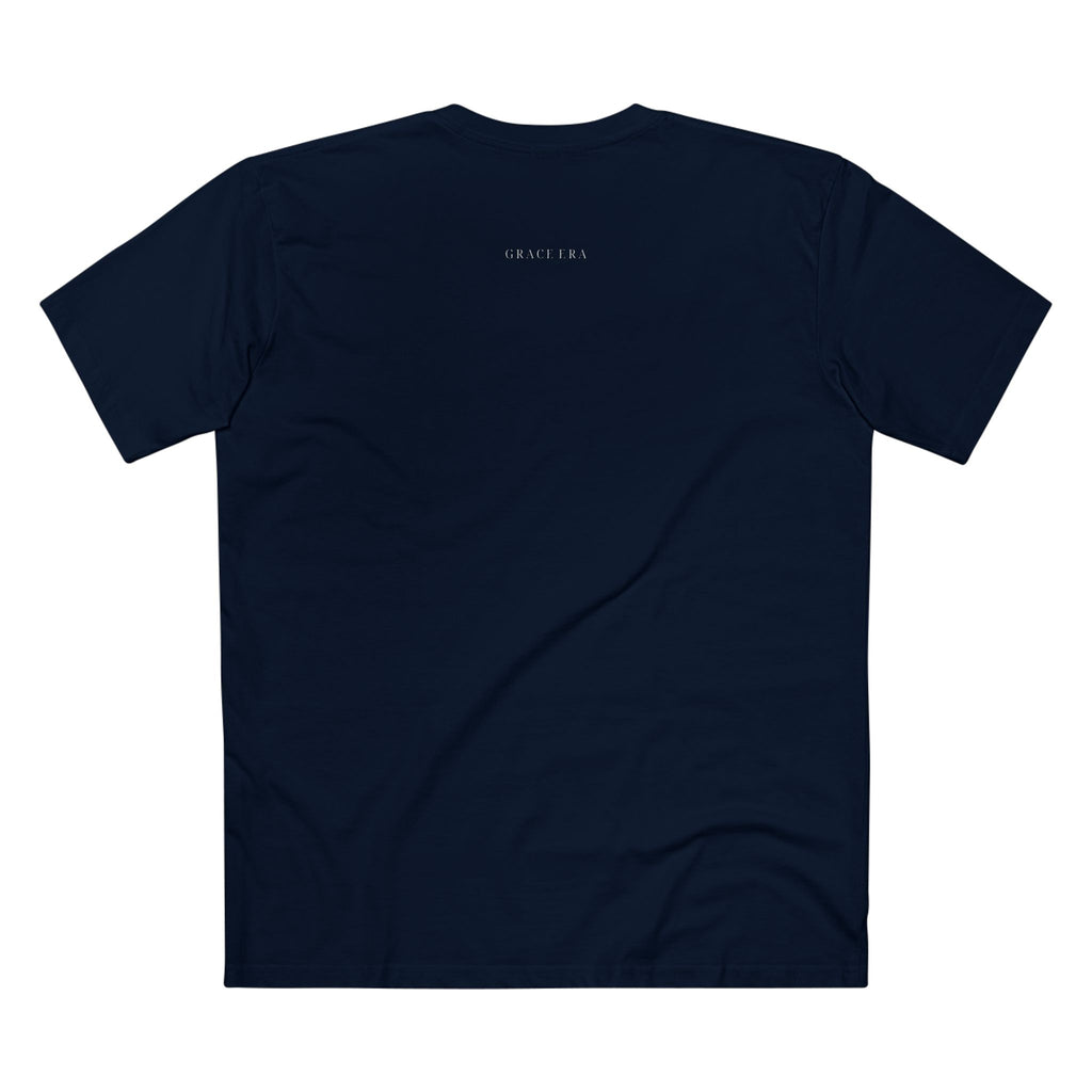 Blessed Minimalist Tee — 'BLESSED' Chest Print, Simple Faith Graphic T‑Shirt