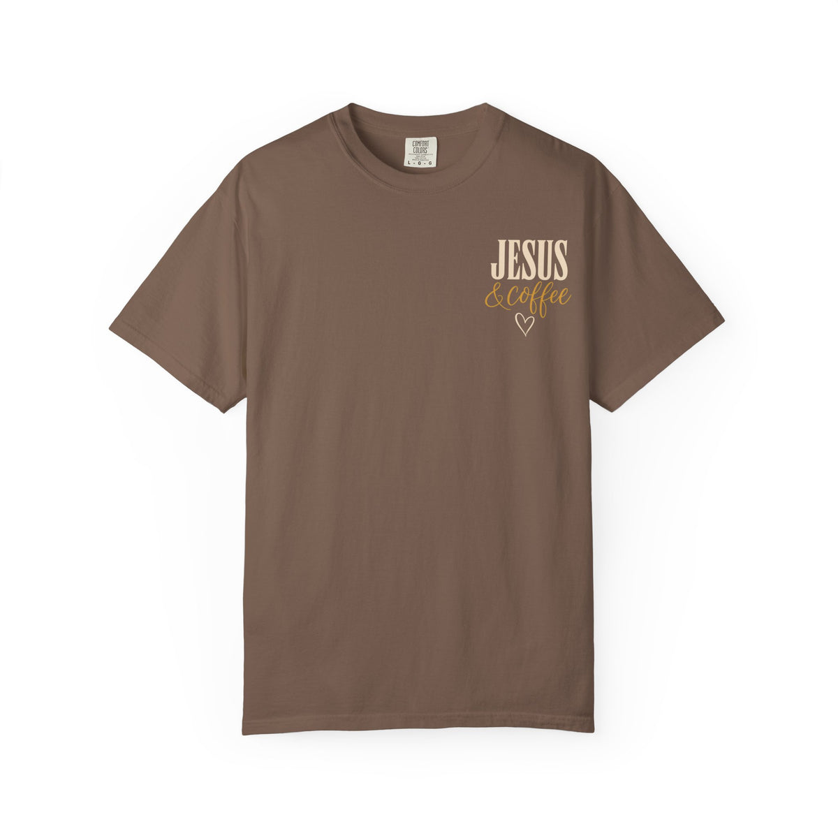 Jesus and Coffee Christian Graphic T-Shirt — Religious Tee for Women