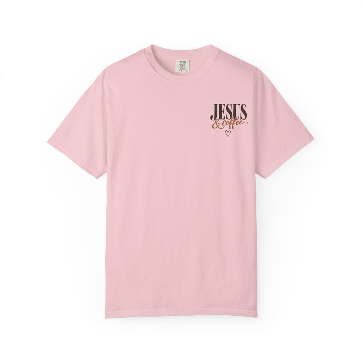 Jesus and Coffee Christian T-Shirt — Faith Coffee Tee for Women